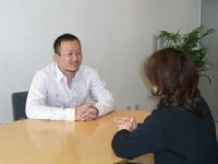 面談カウンセリングの風景